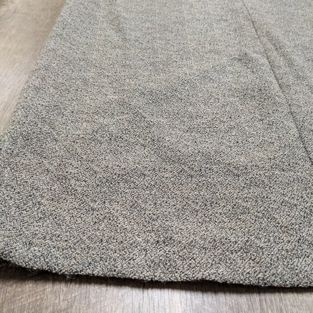 Vintage Mari Philippe Paris Beige Gray Virgin Wool Maxi Skirt - Picture 4 of 13